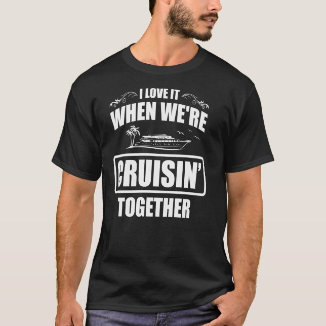 Camiseta Vacaciones de la familia de parejas de cruceros de (Anverso)