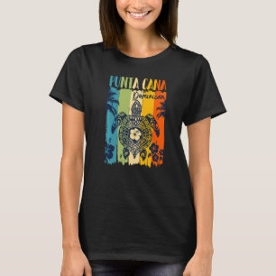 Camiseta Vacaciones de la familia dominicana Sea Turtle Ret