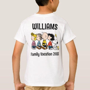 Camiseta Vacaciones de la familia Peanuts Gang