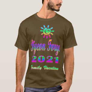 Camiseta Vacaciones de la familia Pigeon Forge 2021 Espiral