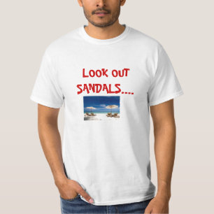 Camiseta Vacaciones de las sandalias