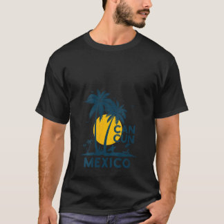Camiseta Vacaciones de mujeres Cancun México Playa Palma Sq
