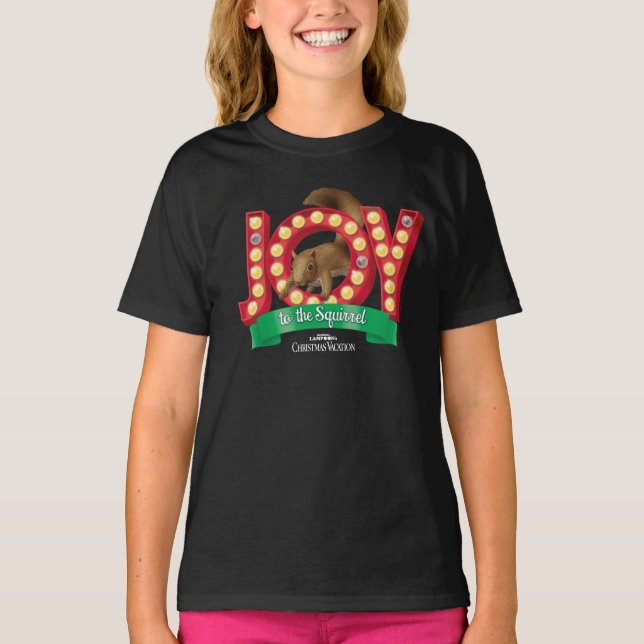 Camiseta Vacaciones de navidades | Alegría a la ardilla (Anverso)