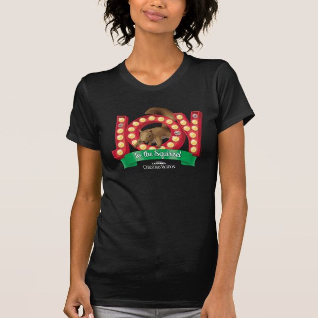 Camiseta Vacaciones de navidades | Alegría a la ardilla (Anverso)