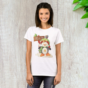 Camiseta Vacaciones de Navidades de invierno de Pingüino y