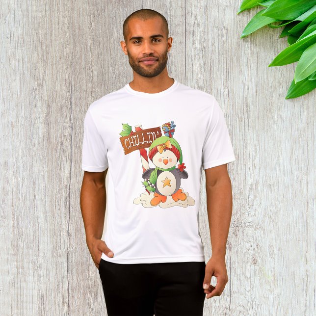 Camiseta Vacaciones de Navidades de invierno de Pingüino y  (Subido por el creador)