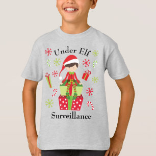 Camiseta Vacaciones de Navidades de vigilancia del elfo