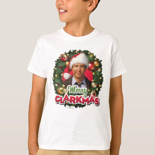 Camiseta Vacaciones de navidades | Merry Clarkmas (Anverso)
