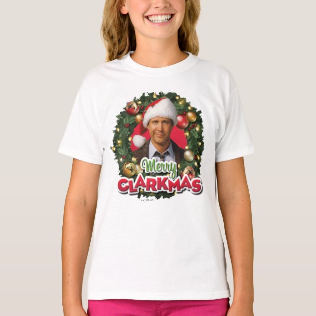 Camiseta Vacaciones de navidades | Merry Clarkmas (Anverso)