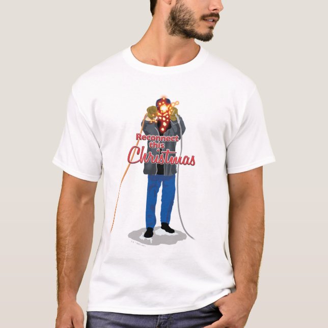 Camiseta Vacaciones de navidades | Reconectar estos Navidad (Anverso)