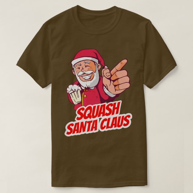 Camiseta Vacaciones de Navidades Squash Santa Claus - Repro (Diseño del anverso)