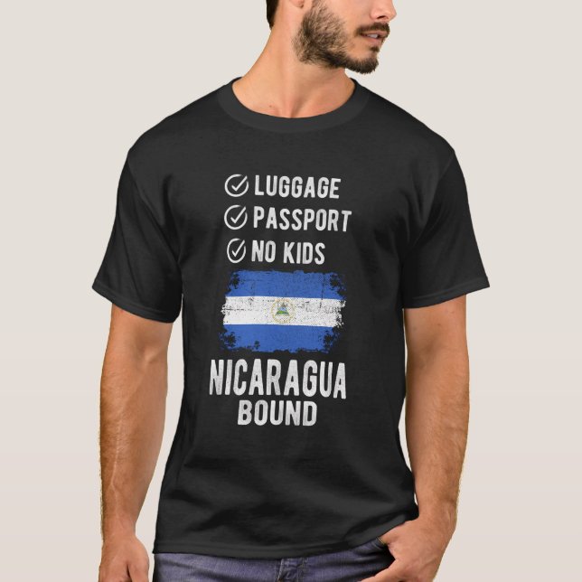 Camiseta Vacaciones de Nicaragua para viajes de recuerdo Ni (Anverso)