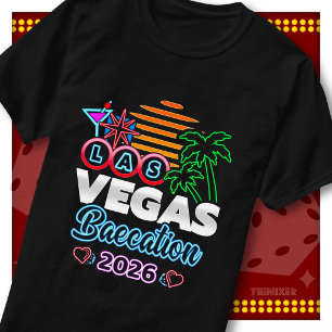 Camiseta Vacaciones de Pareja Novio Novia Vegas Baecation 2