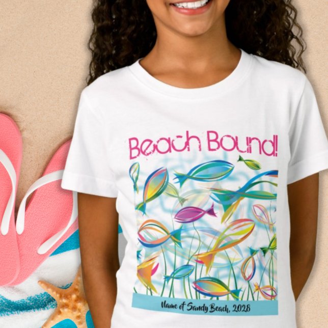 Camiseta Vacaciones de peces tropicales en una cita de play (Subido por el creador)