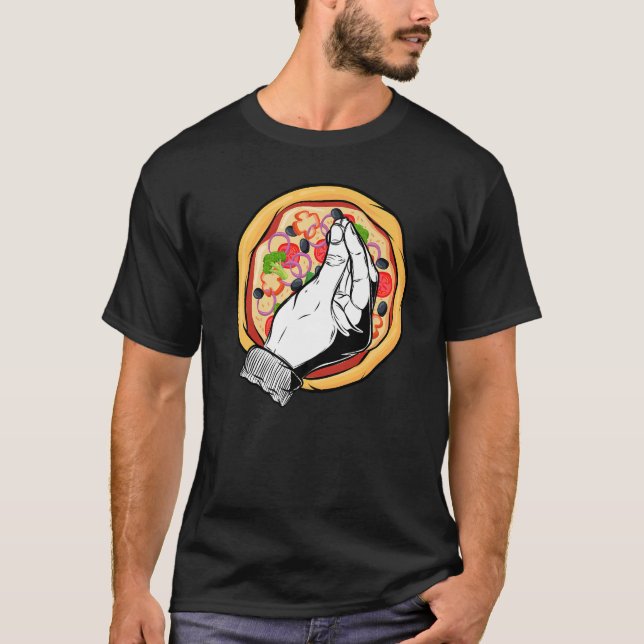 Camiseta Vacaciones de pizza italiana (Anverso)