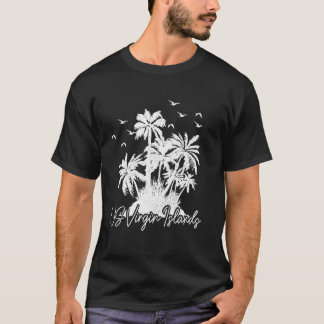 Camiseta Vacaciones de playa del Orgullo de las Islas Vírge