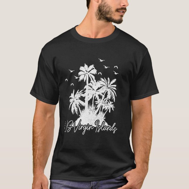 Camiseta Vacaciones de playa del Orgullo de las Islas Vírge (Anverso)