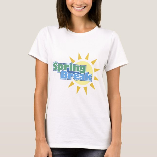 Camiseta Vacaciones de primavera (Anverso)