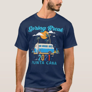 Camiseta Vacaciones de primavera 2021 Punta Cana Verano Dom