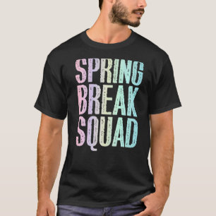 Camiseta Vacaciones de primavera de primavera de escuadrón