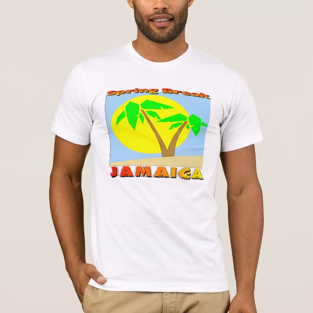 Camiseta Vacaciones de primavera Jamaica (Anverso)