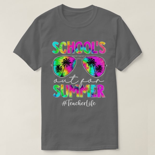 Camiseta Vacaciones de profesores de primer grado en verano (Diseño del anverso)