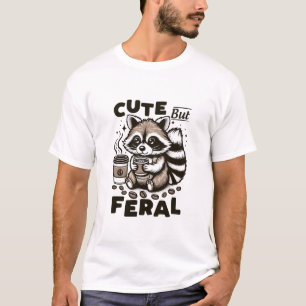 Camiseta Vacaciones de Raccoon Curas Pero Ferales