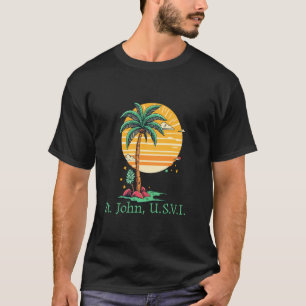 Camiseta Vacaciones de recuerdo de St. John usvi US Virgin