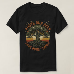 Camiseta Vacaciones de Reunión Familiar Raíces Profundas