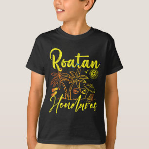 Camiseta Vacaciones de Roatan Souvenirs Honduras Beach Hond