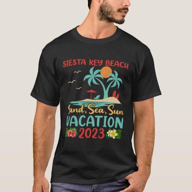 Camiseta Vacaciones de sol en el mar de arena 2023 Florida  (Anverso)