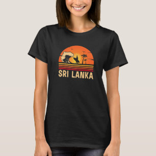 Camiseta Vacaciones de sol en el océano retro para surfista