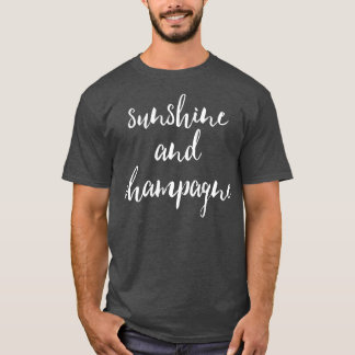 Camiseta Vacaciones de Sunshine & ChampagneCute Cruise Beac