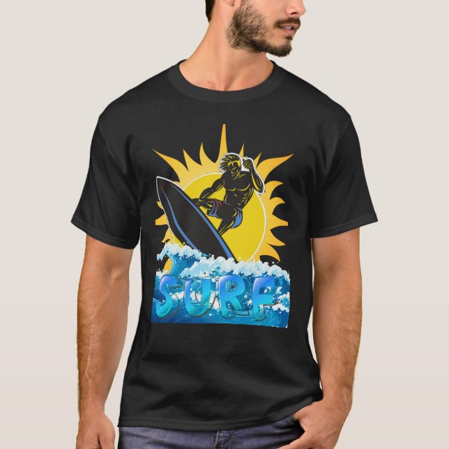 Camiseta Vacaciones de surf de verano (Anverso)