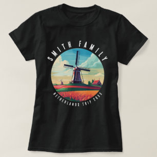 Camiseta Vacaciones de Tulipanes de Viaje de Viaje de Paíse