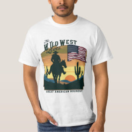 Camiseta vacaciones de vaqueros ee.uu., vacaciones de vaque