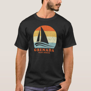 Camiseta Vacaciones de vela de vintage de Granada en las In