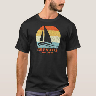 Camiseta Vacaciones de vela de vintage de Granada en las In