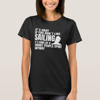 Camiseta Vacaciones de Vela Navegando Gente Inteligente Dep