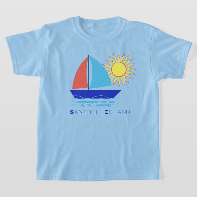 Camiseta Vacaciones de vela y sol en la isla de Sanibel (Distribución)