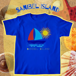 Camiseta Vacaciones de vela y sol en la isla de Sanibel
