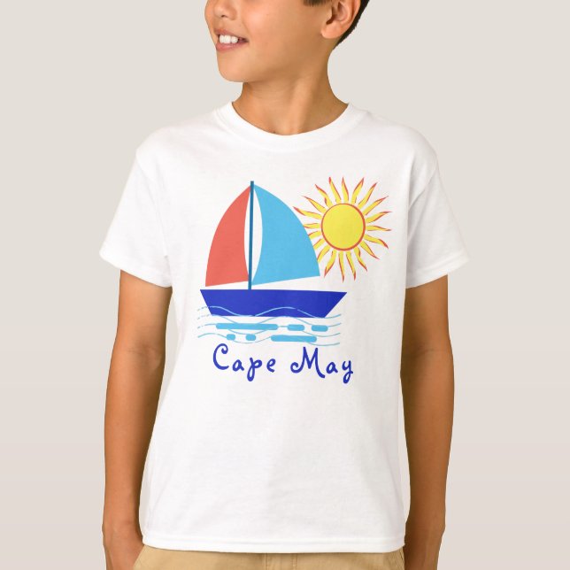Camiseta Vacaciones de vela y Sunshine en el Cabo de Mayo e (Anverso)