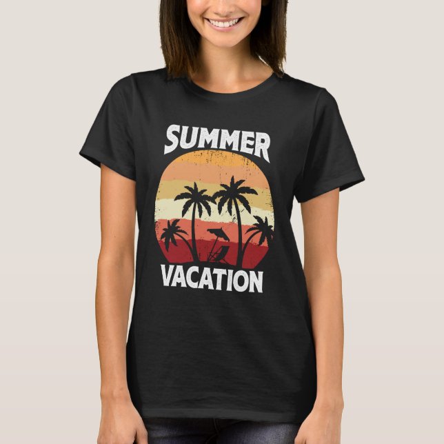 Camiseta Vacaciones de verano (Anverso)