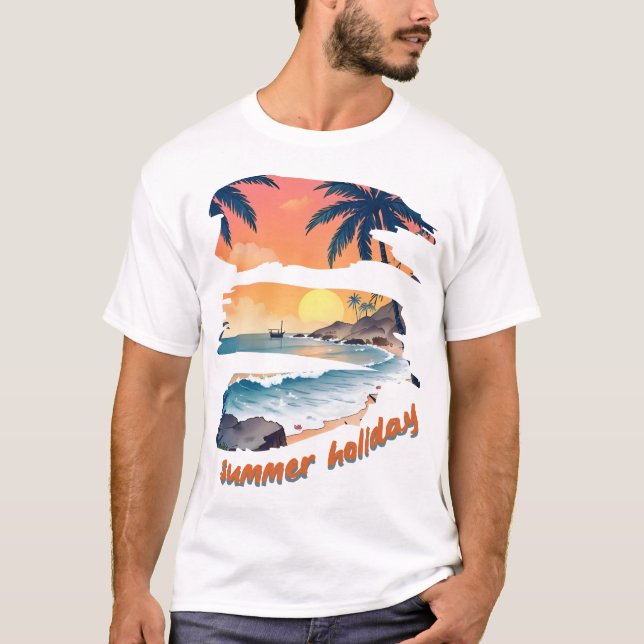 Camiseta Vacaciones de verano (Anverso)