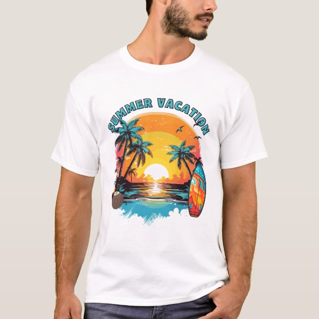 Camiseta vacaciones de verano (Anverso)