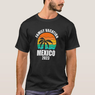 Camiseta Vacaciones de verano 2023 para familias de México