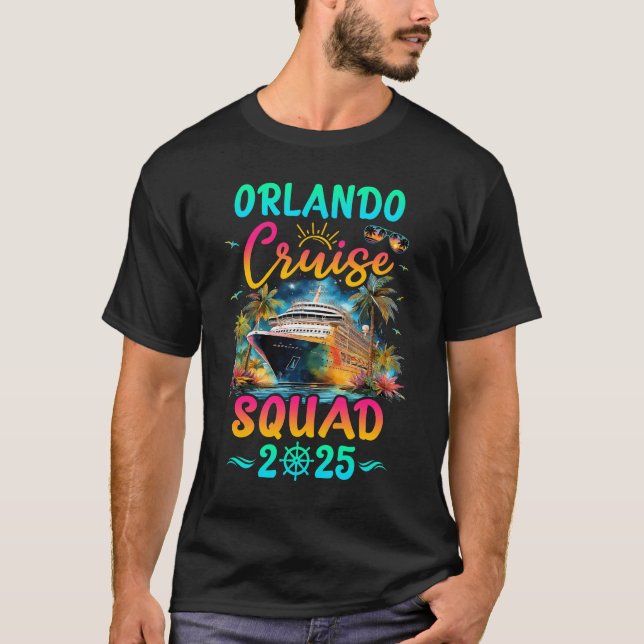 Camiseta Vacaciones de verano 2025 de la Familia Orlando Cr (Anverso)