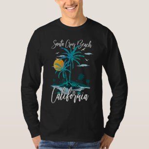 Camiseta Vacaciones de Verano Atardecer Retro California Sa