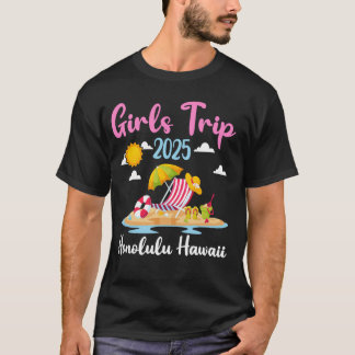 Camiseta Vacaciones de verano de chicas en la playa de Hono