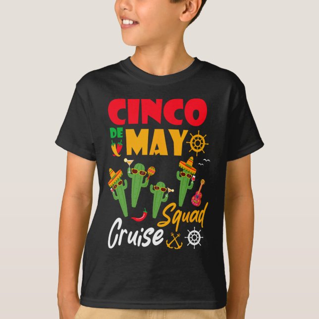 Camiseta Vacaciones de verano de Cinco De Mayo (Anverso)